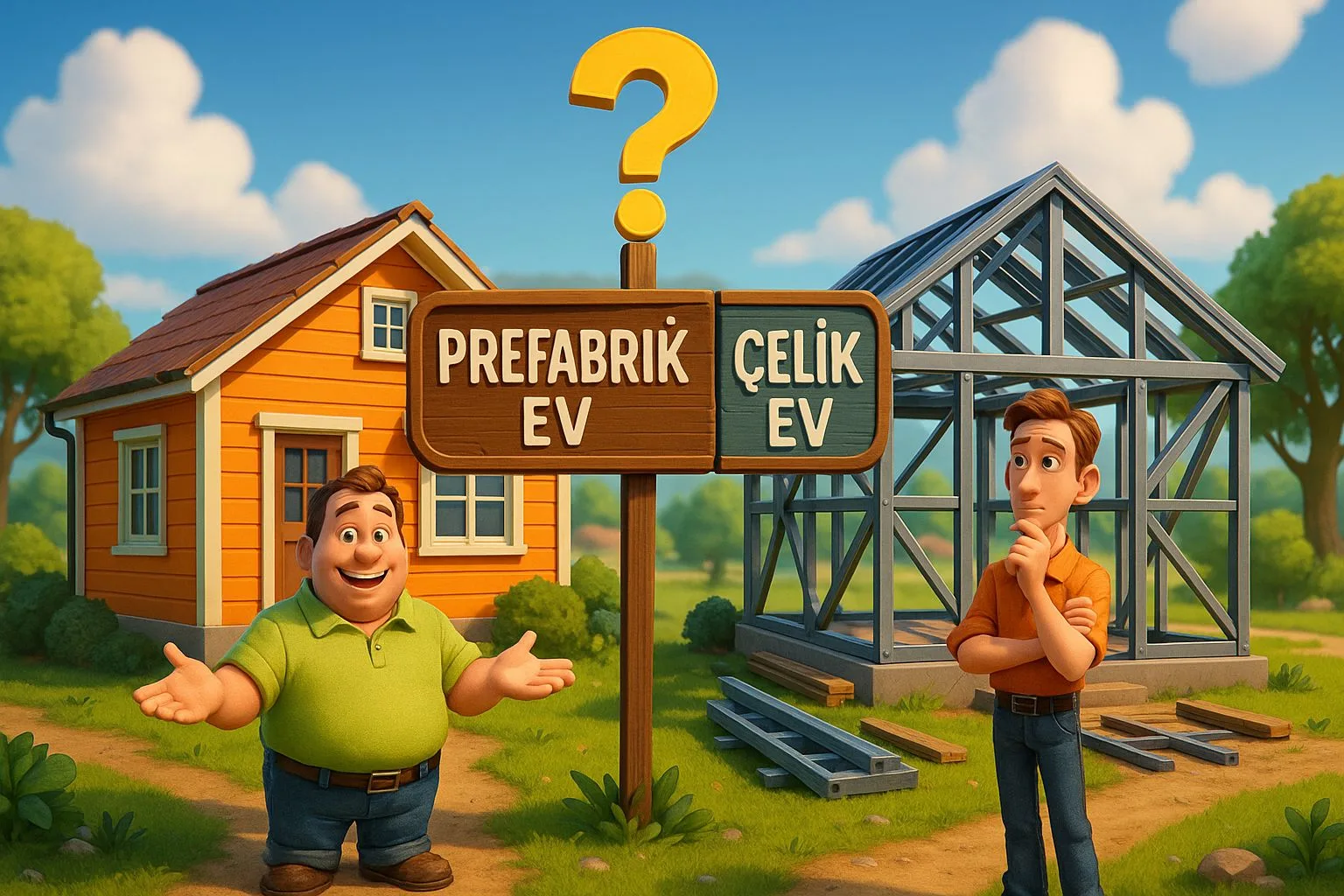 Prefabrik Ev ile Çelik Ev Arasındaki Fark Nedir? 2025 Güncel