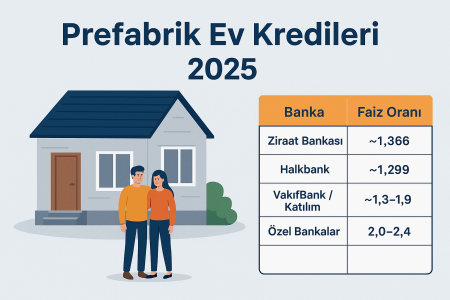 2025 Türkiye’de Prefabrik Ev Kredileri: Güncel Rehber
