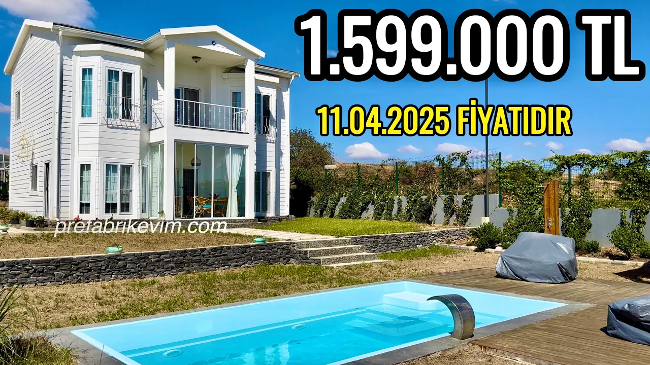 157 m² Kampanyalı 4+1 Dubleks Prefabrik Ev Turu ve Fiyatı (11 Nisan 2025)