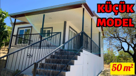 Küçük Bir Prefabrik Ev Modeli (50 metrekare)