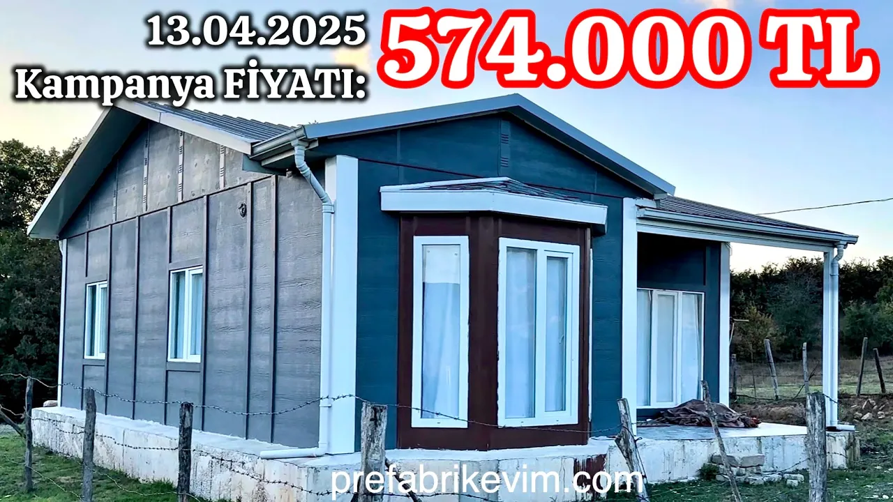 EN UYGUN FİYATLI ve EN ÇOK SATAN O EV! PREFABRİK EV TURU VE FİYATI