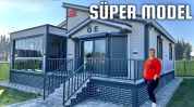 SÜPER MODEL 100 m² 2+1 PREFABRİK EV TURU ve FİYATI
