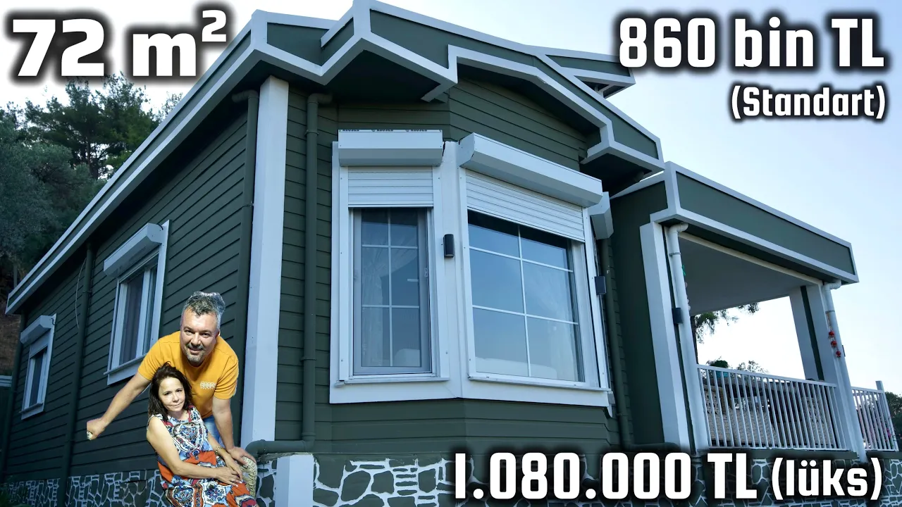 2+1 Prefabrik Ev Turu ve SÜPER FİYATI | Güncel Çelik Ev Maliyeti Röportajlı (29 Haziran 2025)