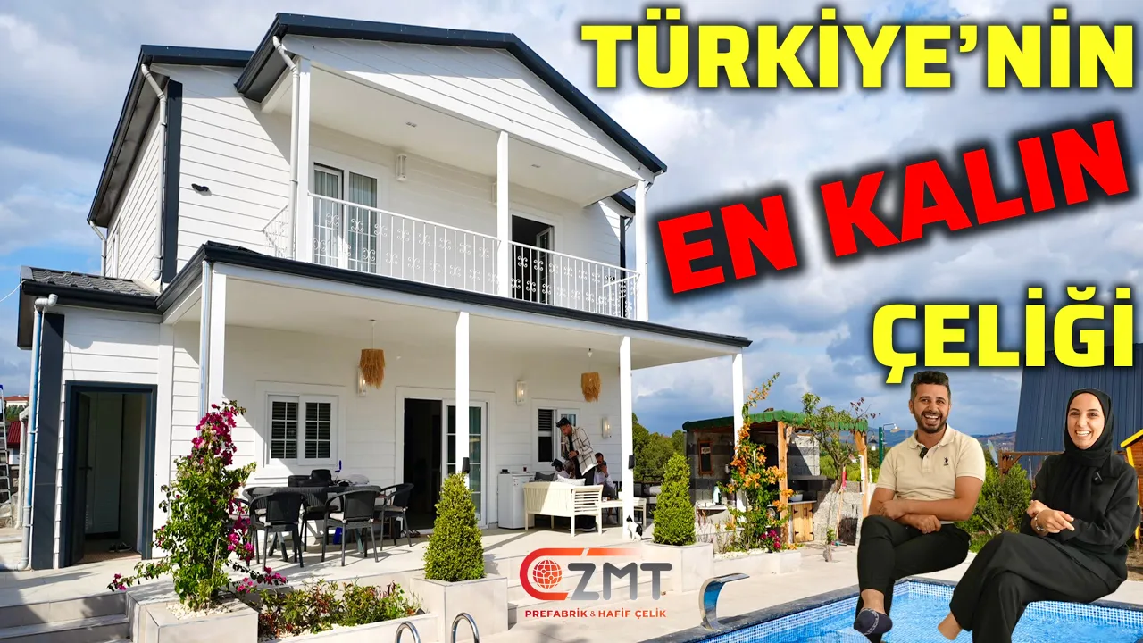 2025 Prefabrik Ev Turu (180 m²) Lüks Çelik Ev & Güncel Fiyat Analizi Prefab Homes Modular House Tour